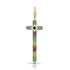 our New Mexico cross enhancer<br>in blue, black, and yellow diamonds <span class='visuallyhidden'>Call or text 323-404-2959 if you need shopping assistance.</span>